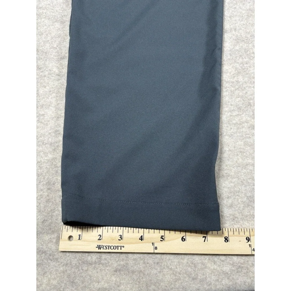 Nike Dri-Fit Men's Pants Black Golf 42x32 Chinos Slacks Flat Front Stretch